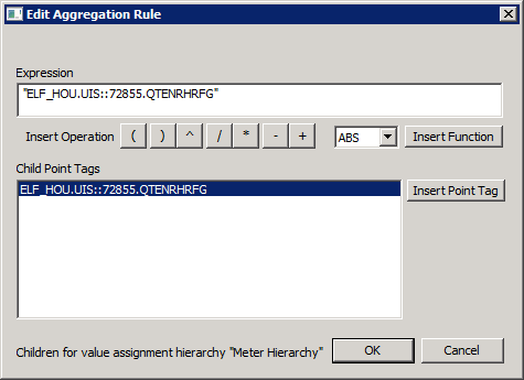 Edit Aggregation Rule